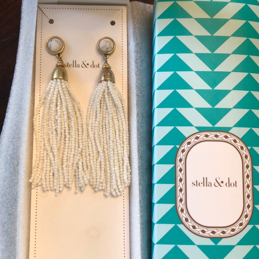 Stella & Dot Gita Tassel Earrings